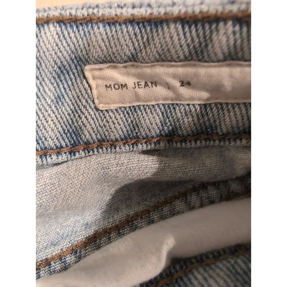 PacSun Los Angeles Candle Blue Style‎ 0213 Mom Short Blue Jean Short Sz 24